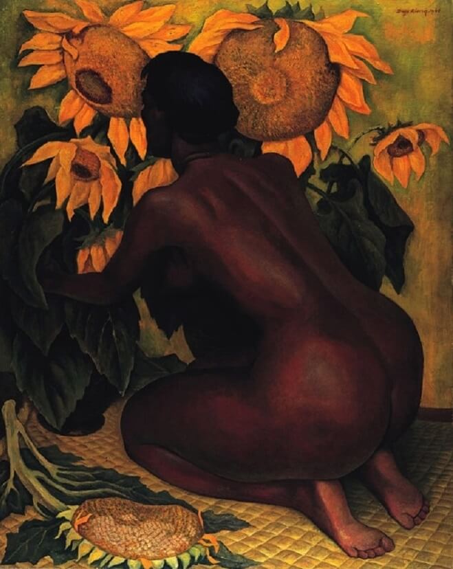 Sunflowers, 1921 by Diego Rivera