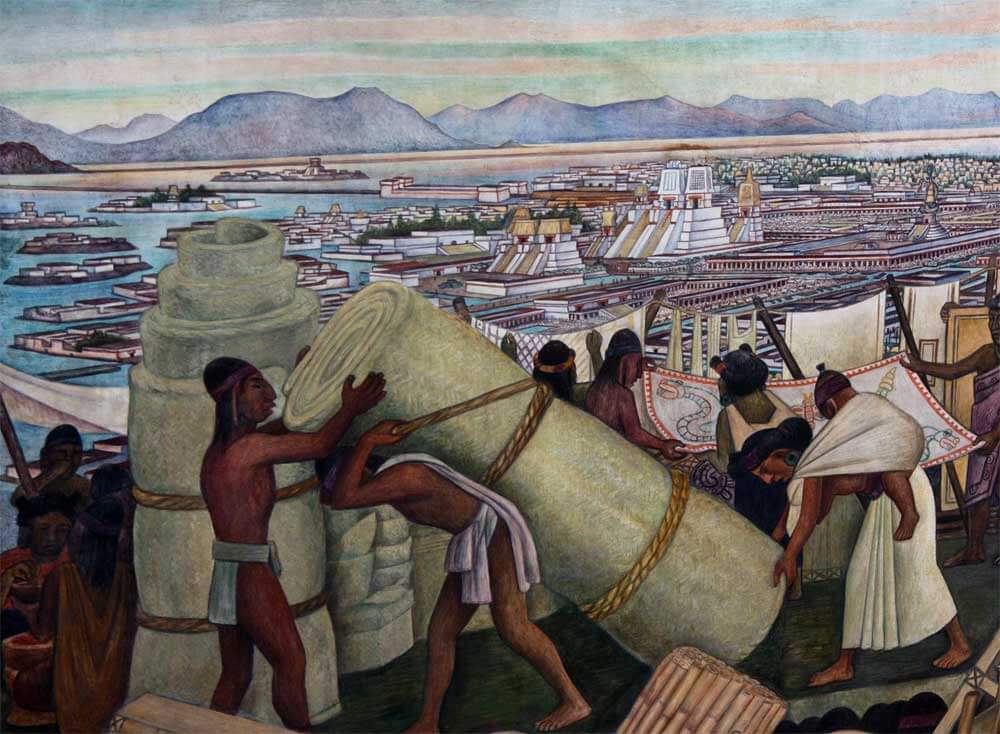 La Gran Tenochtitlan by Diego Rivera