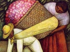 Flower Carrier by Diego Rivera