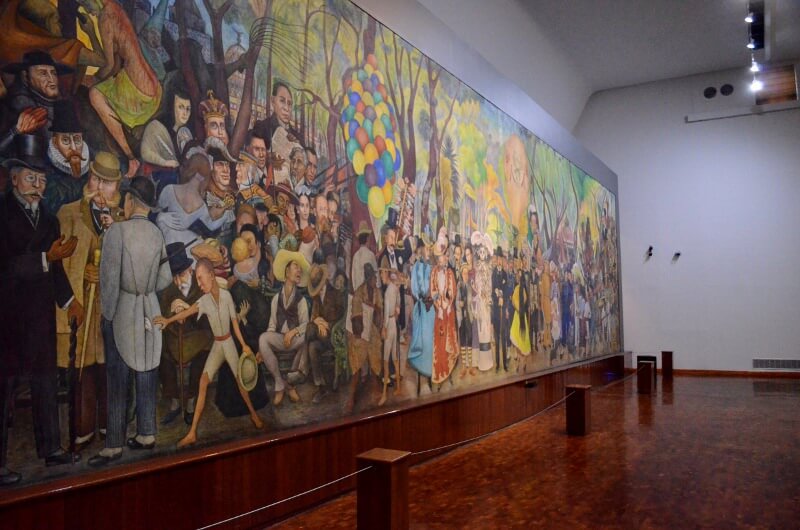 Dream of a Sunday Afternoon in Alameda Park by Diego Rivera