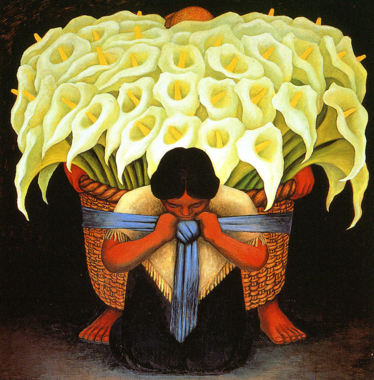 Flower Vendor (Vendedora de Flores) by Diego Rivera