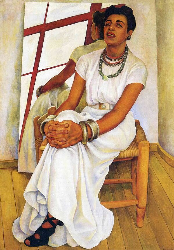 Portrait of Lupe Marin, 1938 by Diego Rivera