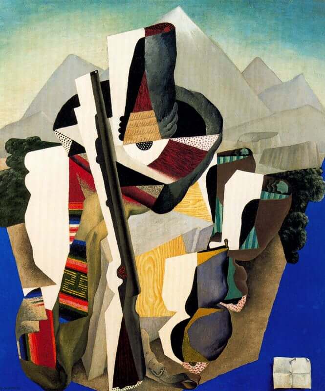 Zapatista Landscape, 1915 by Diego Rivera