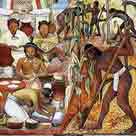 Huastec Civilization, 1950 Fresco
